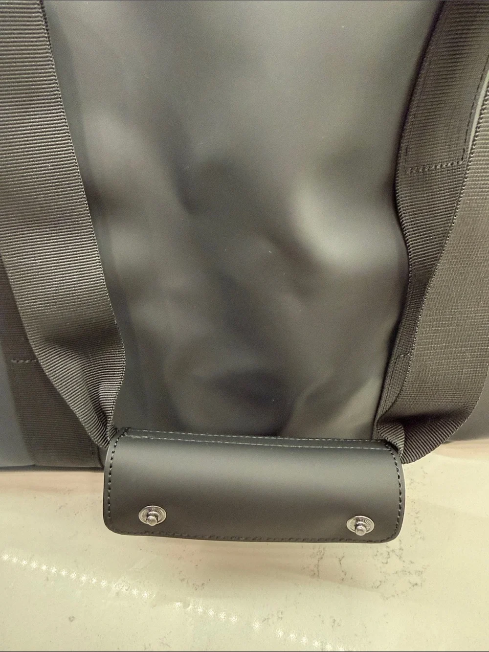 NEW RAINS Black Weekend Duffle Bag - Sleek Travel Tote